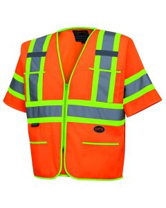 SRWV1023550U-3XL - Polyester Sleeved Safety Vest