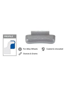 PWWMC200N image(0) - Wegmann Automotive 2.0 oz. Coated Mag Weight (Box of 25)