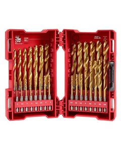 MLW48-89-4825 image(1) - Milwaukee Tool 11mm Metric Titanium SHOCKWAVE Red Helix Bit