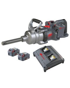 IRTW9691-K4E image(0) - 20V 1" D-Handle High Torque Impact Wrench w/Ext 6" anvil - 4-battery kit