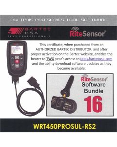 BATWRT450PROSULRS2E image(0) - 2 Year Software License for the Tech450PRO w/ 16 RITE-SENSORS