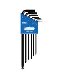 EKL13607 image(0) - HEX KEY SET 7 PC BALL END METRIC LNG 1.5-6MM