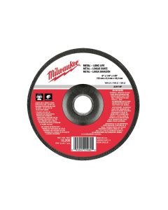 MLW49-94-6340 image(0) - Milwaukee Tool 6" x 1/4" x 7/8" Grinding Wheel (Type 27)