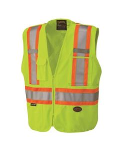 SRWV1021260U-XL - Zip-Up Break Away Safety Vest