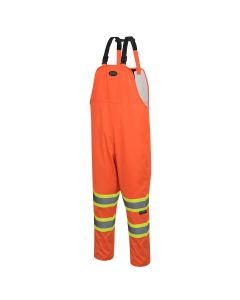 SRWV1082350U-S image(0) - Pioneer 5627U HI-VIS SAFETY RAINWEAR BIB PANTS, ORANGE - Size Small