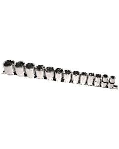 KTI23110 image(0) - K Tool International 13-PIECE 1/2 " DR 6-PT SAE SHAL