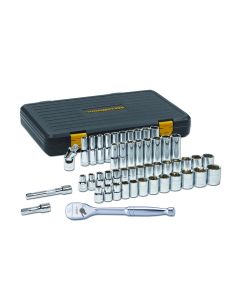 KDT80700P image(0) - 49 Pc. 1/2" Drive 6 Point 120XP Standard & Deep SAE/Metric Mechanics Tool Set