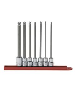 KDT80574 image(0) - 7PC 3/8" DR SAE BALL HEX BIT SOCKET SET