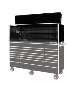 EXTGW722501HCBKC image(0) - GearWrench 72" x 25" Pro Hutch, Black with Chrome