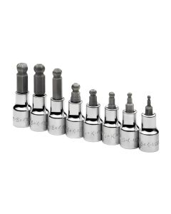 SKT19752 image(0) - BALL HEX BIT SKT SET 8PC MET 3MM-10MM