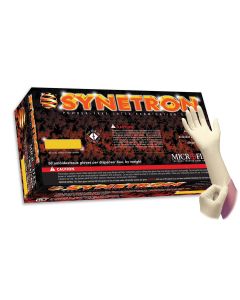 MFXSY911L image(0) - SYNETRON LATEX EXAM GLOVES L 12PK