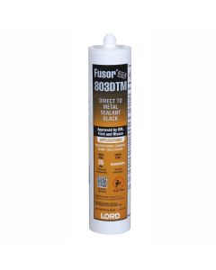 FUS803DTM image(0) - Fusor 803DTM Direct to Metal Sealant Black 12/Case