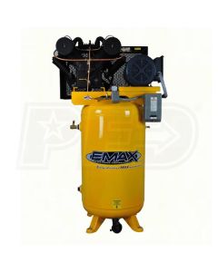 EMXEP07V080V3 image(0) - Compressor 7.5 HP 2 Stg  3 Ph Vert 80 Gal