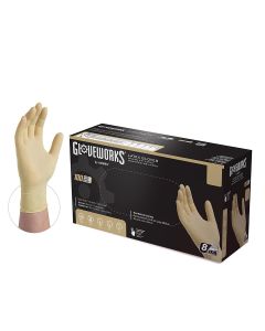 AMXILHD48100-CS image(0) - Ammex Corporation XL Gloveworks HD P/F Textured Latex Gloves