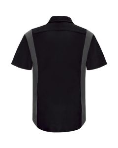 VFISY32BC-RG-XXL image(0) - Men's Long Sleeve Perform Plus Shop Shirt w/ Oilblok Tech Black/Charcoal, XXL