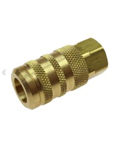 COI15X4F image(0) - 1/4" 6-Point Industrial Coupler, 1/4" FPT