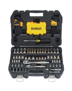 DWTDWMT73801 image(0) - DEWALT Mechanics Tools Kit and Socket Set, 108-Piece