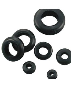 JTT4450-1H image(0) - 1/4",5/16",3/8" BLACK VINYL GROMMET ASSORT 13 PCS