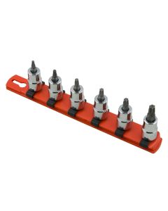 MRTBAT6K image(0) - SKT SET 3/8 TORX BIT 6PC Clip