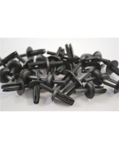 TMRMI743-100 image(0) - Black Nylon Fender Sheild Retainer (Bag of 100)