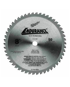 MLW48-40-4520 image(0) - Milwaukee Tool 8" Thin Metal & Stainless Cutting Circular Saw Blade