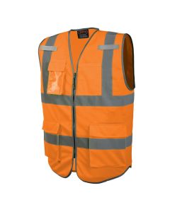 SRWV1023850U-4XL - Solid MultiPocket Safety Vest