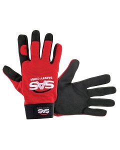 SAS6674 image(0) - 1-pr of MX Pro-Tool Mechanics Safety Gloves, Szie XL, Red