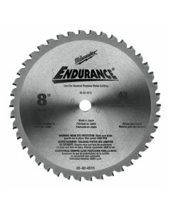 MLW48-40-4515 image(0) - Milwaukee Tool 8" CIRCULAR SAW METAL CUTTING 42 TEETH BLADE MATB