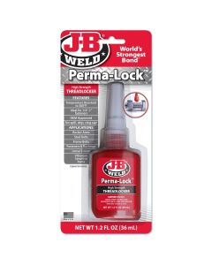 JBW27136 image(0) - J B Weld J-B Weld 27136 Perma-Lock High Strength Threadlocker - Red - 36 ml.