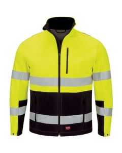 VFIJY34YB-RG-M image(0) - Hi-Vis Soft Shell Jacket - Class 3-, Medium