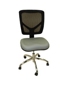 LDS1010531 image(0) - LDS (ShopSol) Dental Lab Chair, Mesh Back Light Grey Seat