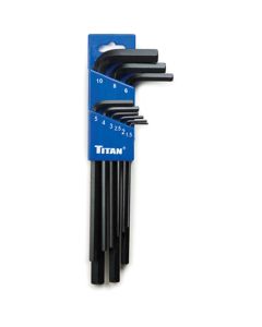 TIT12719 image(0) - 9-PC METRIC LONG HEX KEY SET