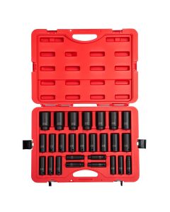 SUN2646 image(0) - 26-Piece 1/2 in. Drive Deep Metric Im