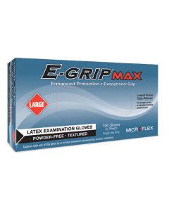 MFXL923 image(0) - E-GRIPMAX PF LATEX EXAM GLOVES BOX/100 LARGE