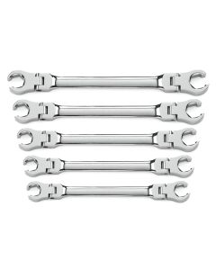 KDT81910 image(0) - 5PC FLEX FLARE NUT WRENCH SET SAE