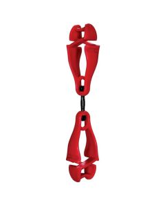 ERG19413 image(0) - 3420 Red Swivel Glove Clip Holder - Dual Clips