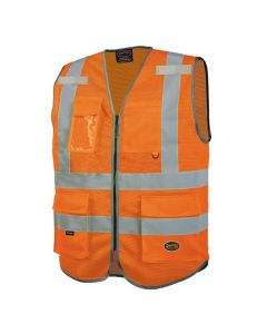 SRWV1024850U-M - Mesh 9-Pocket Safety Vest