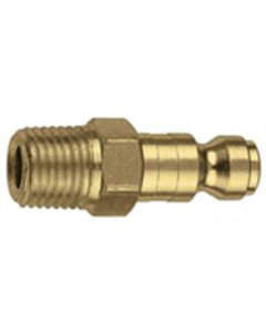 AMFCP1B image(0) - 1/4" Quick Brass NPT Male Coupler