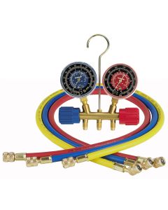 ROB40153 image(0) - MANIFOLD GAUGE SET WITH THREE 36" HOSES