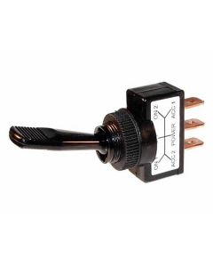 JTT2620F image(0) - 20 Amp 12V Black Toggle Switch