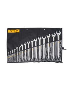 DWTDWMT19234 image(0) - DEWALT 17PC SAE COMBO WRENCH SET