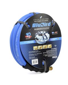 BLBBB3815 image(0) - BluBird Rubber Air Hose 3/8 in. x 15 ft.