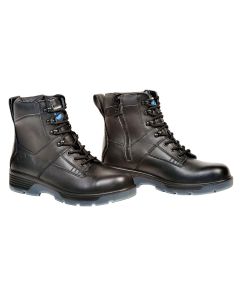 BTGBTCP7.5 image(0) - Blk 6" Lace-up Side Zip Comp Toe Boot, 7.5