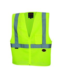 SRWV1060360U-4XL - Zip-Up Safety Vest