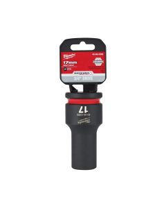 MLW49-66-6393 image(0) - Milwaukee Tool SHOCKWAVE Impact Duty 3/4"Drive 17MM Deep 6 Point Socket