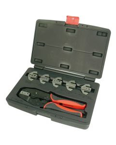 AST9477 image(0) - Astro Pneumatic 7pc Interchangeable Quick Ratchet Crimping Tool Se