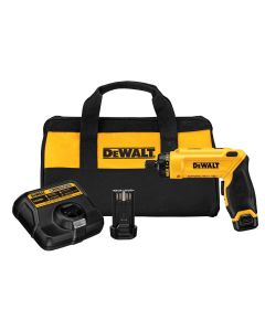 DWTDCF680N2 image(0) - DeWalt 8V Gyroscopic Screwdriver w/ (2) Compa