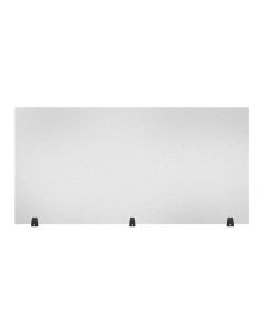 LUXDIVTT-6030F image(0) - Acrylic Sneeze Guard Desk Divider - 60" x 30" Tabl