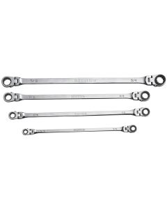 MTNRF7 image(0) - Flexible Reversible SAE Ratchet Wrench, 4-piece (12, 14, 16 & 18”)