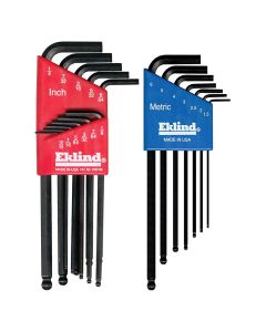 EKL13218 image(0) - HEX KEY SET 18 PC BALL END 13211/13607 COMBO